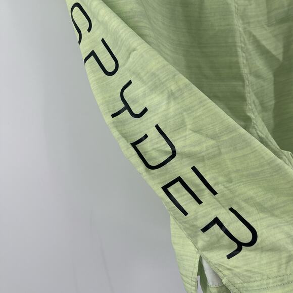 SPYDER Swim Shorts XL Trunks No Lining Green Men's UV Protection Surf Sand Sun - Picture 7 of 12